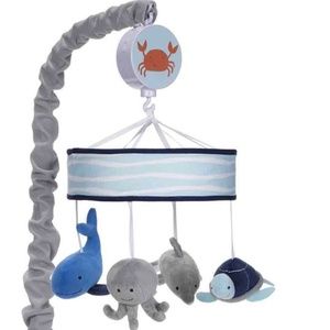 NWT - Lamb & Ivy Oceania Blue Collection  Mobile Musical